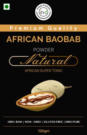 Urban Prakriti African Boabab Super food Plant based supplement FRONT