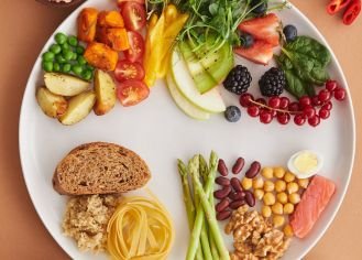 Vegan diet for weight loss with Fruits vegetables, nuts and seeds