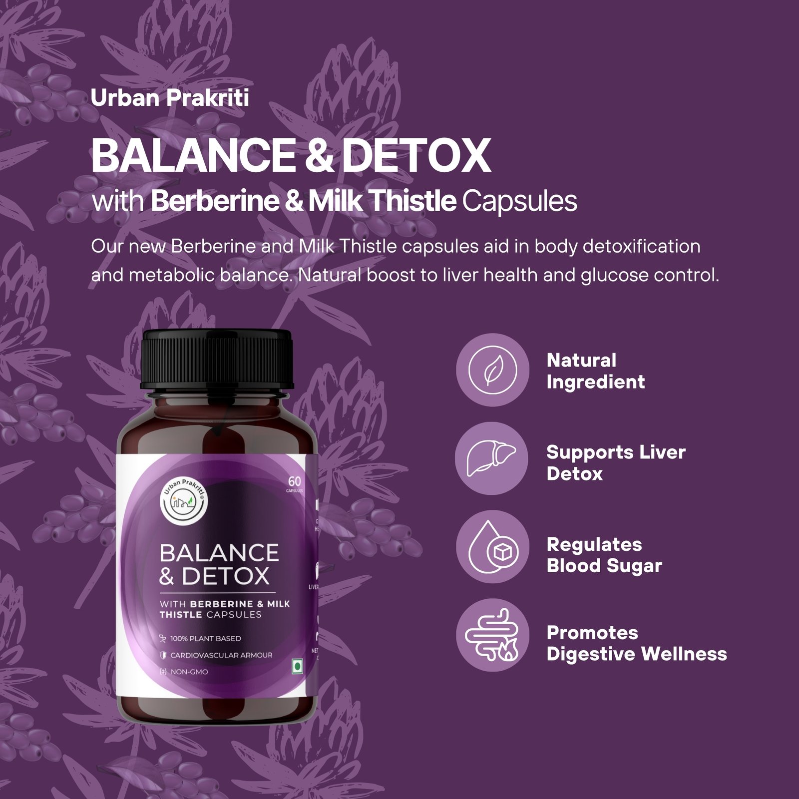 Berberine and Milk Thistle Capsules - Image 3