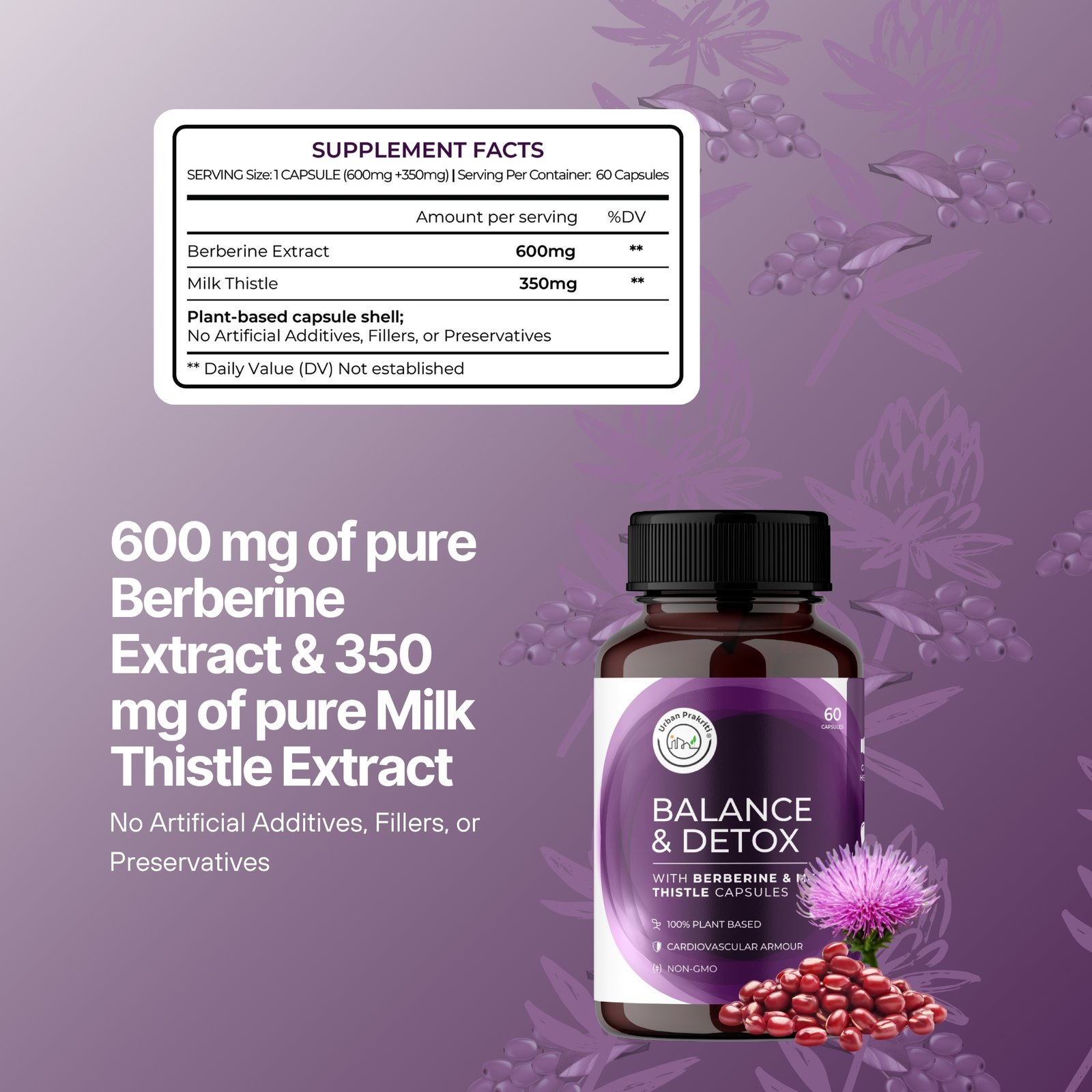 Berberine and Milk Thistle Capsules - Image 5