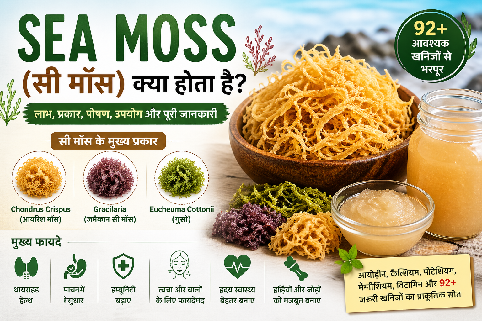 Sea moss (सी मॉस) क्या होता है?