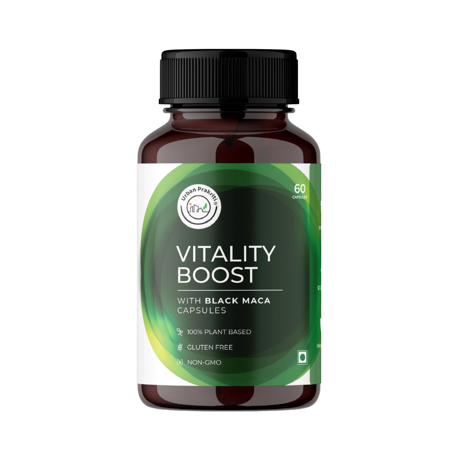 Black Maca 600mg Capsules | 60 Capsules