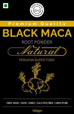 Urban Prakriti Black Maca Super food Plant based supplement Front